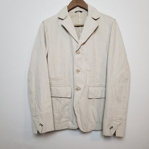 SISLEY MENS' THREE BUTTONED BLAZER SZ 44